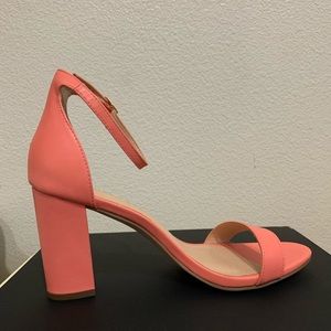 Madden Girl Heel Sandals - Coral
